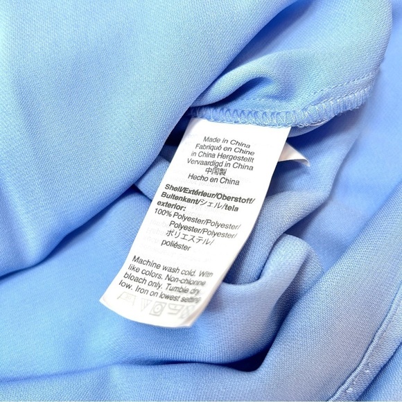 J. Crew Mercantile Shorts Easy Pull On Drawstring High-Rise Blue, Size Small - Picture 5 of 6